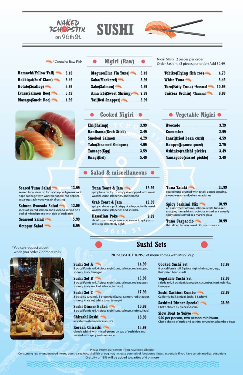 sushi menu 05-01 | NakedTchopstix